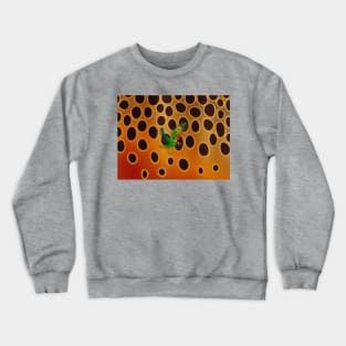 Brown Trout & The Mayfly Crewneck Sweatshirt